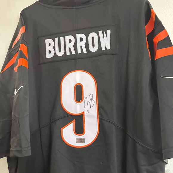JOE BURROW SIGNED CINCINNATI BENGALS QB AUTOGRAPHED NIKE JERSEY w/COA - XXXL 847 - Picture 2 of 10